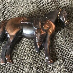 Vintage Carnival Metal Horse - Great Collectible Metal Horse - Iowa Estate Item